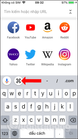 Sử dụng quét mã QR
