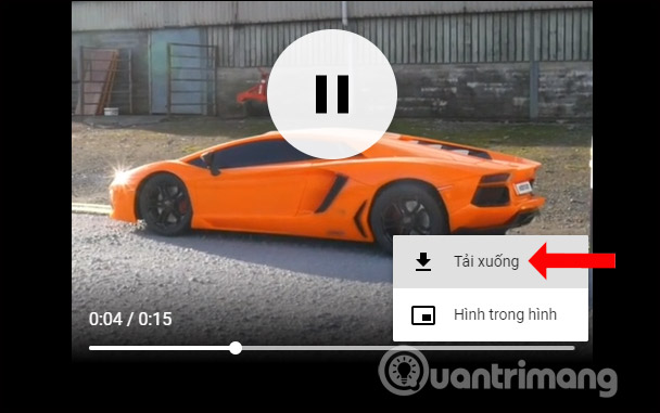 Nhấn nút Tải xuống