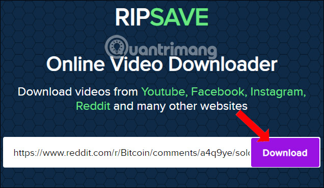 Trang web Ripsave