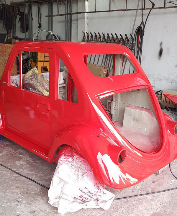 Quá trình làm vỏ xe của Cường 5