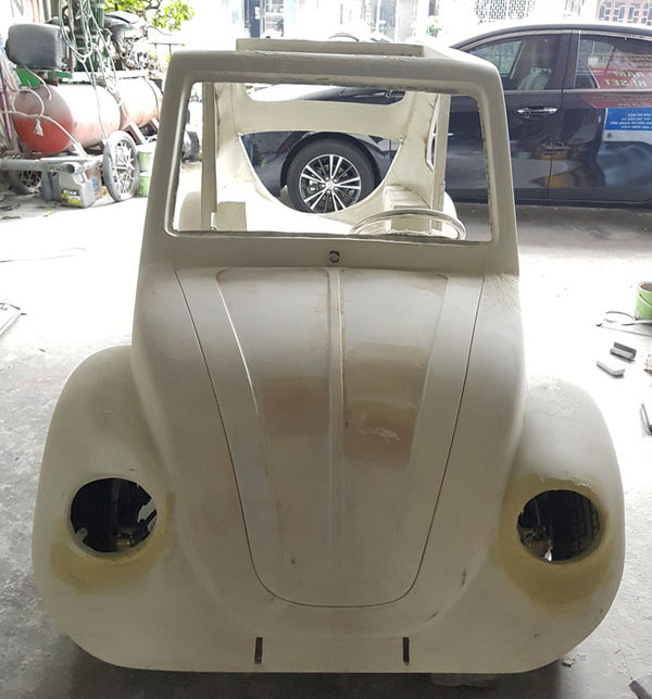 Quá trình làm vỏ xe của Cường 2