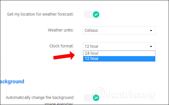 Thay đổi thời tiết