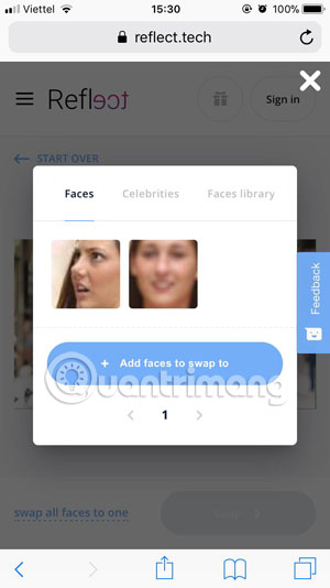 Cách ghép khuôn mặt, hoán đổi khuôn mặt trên iPhone