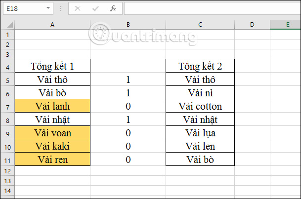 Cách so sánh dữ liệu trên 2 cột Excel - Ảnh minh hoạ 13