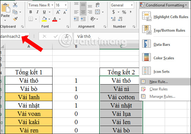 Cách so sánh dữ liệu trên 2 cột Excel - Ảnh minh hoạ 14