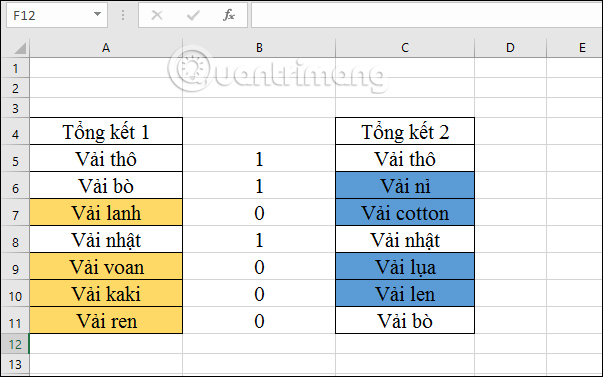 Cách so sánh dữ liệu trên 2 cột Excel - Ảnh minh hoạ 16