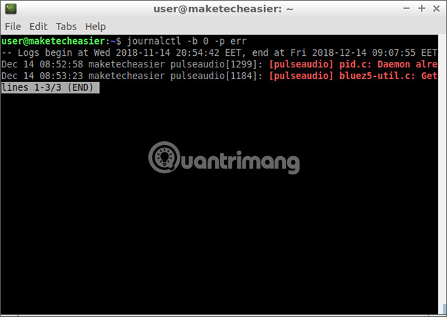 Lọc các mục nhập