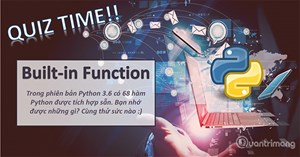 Bài kiểm tra trắc nghiệm về Python - Phần 8