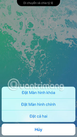 Đặt hình nền cho màn hình iPhone