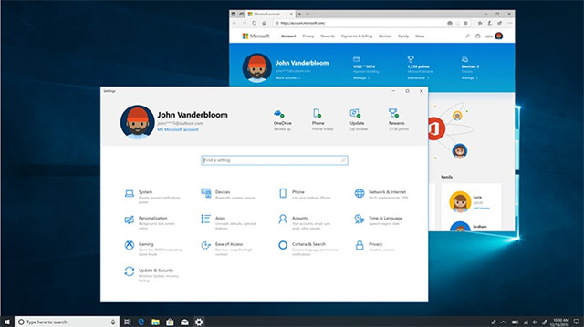 Cập nhật lại mục Settings