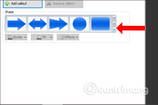 Mở rộng khung Shape