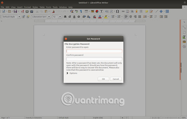 Cách mã hóa tài liệu với LibreOffice bằng mật khẩu - Ảnh minh hoạ 4