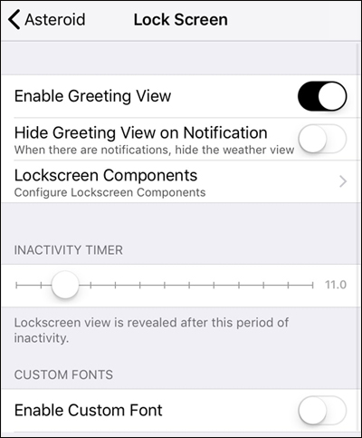 Chỉnh màn hình khóa