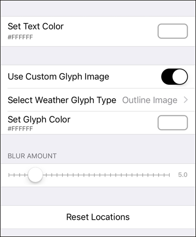 Thời tiết trên màn hình khóa
