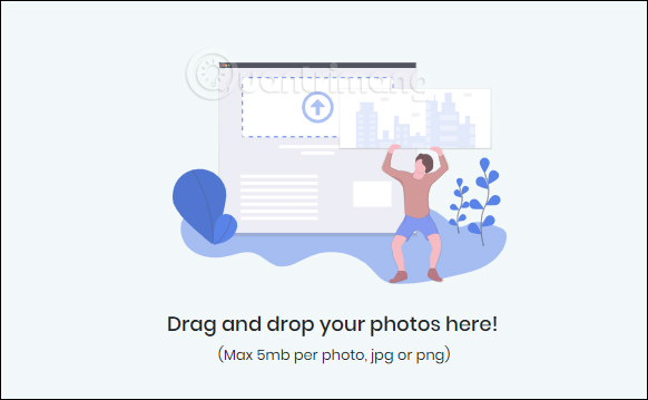 Tải ảnh lên dịch vụ