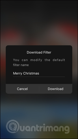 Đổi tên bộ lọc