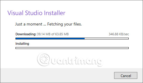 Cách tạo file cài Visual Studio offline 