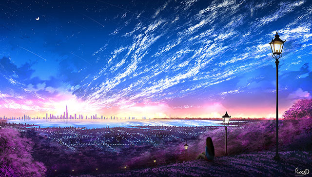 Tổng hợp hình nền anime phong cảnh tuyệt đẹp, FullHD cho máy tính
