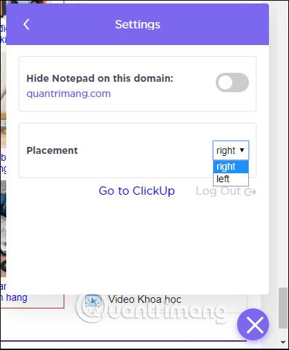Chỉnh biểu tượng ghi chú