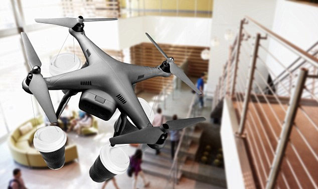 Giao cà phê bằng máy bay không người lái