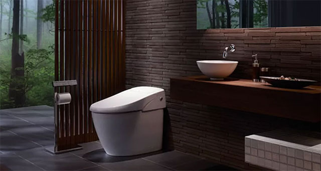 Bồn cầu cũng được trang bị Bluetooth