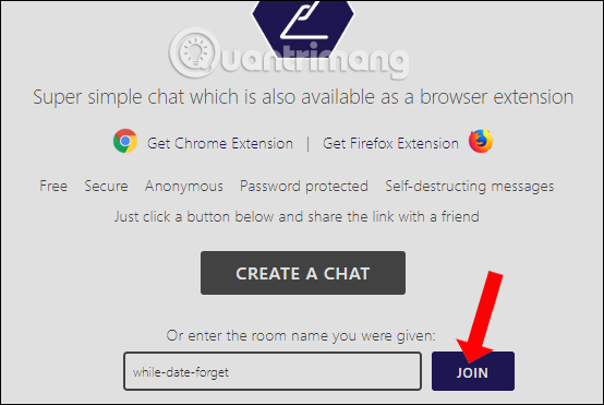 Nhập tên phòng chat