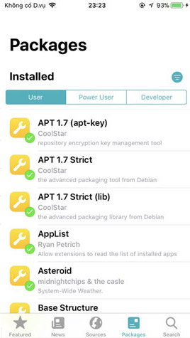 Chợ ứng dụng Sileo 3
