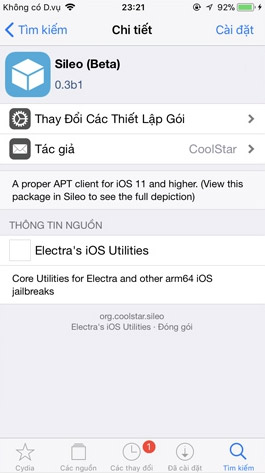 Chợ ứng dụng Sileo 5