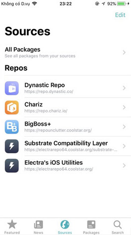 Chợ ứng dụng Sileo 2