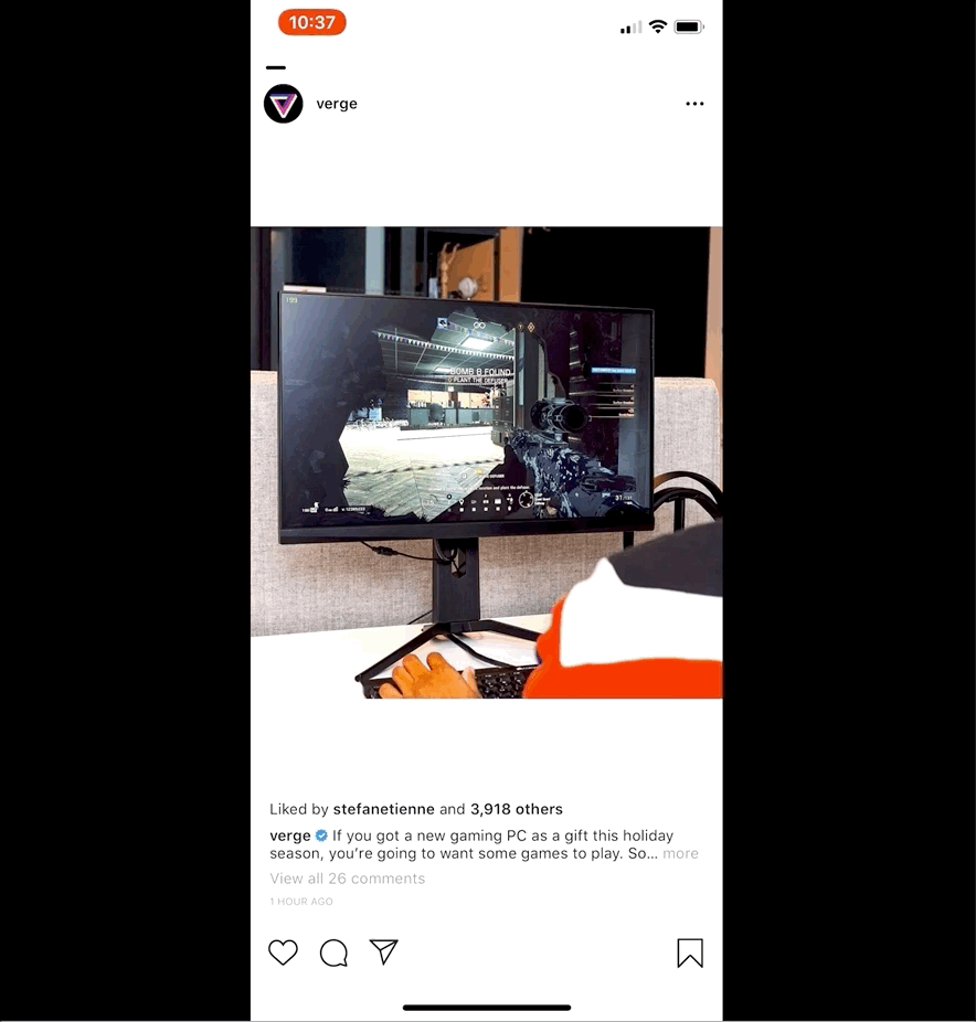 Giao diện mới của Instagram