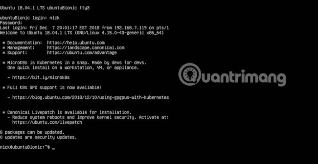 Tên người dùng và mật khẩu