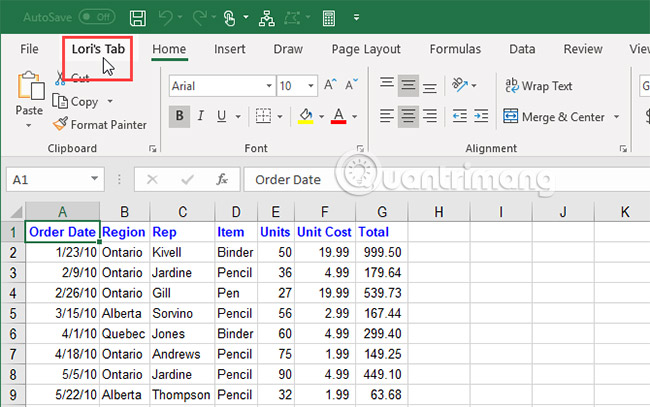 4 mẹo cần thiết để quản lý Ribbon Excel - Ảnh minh hoạ 22