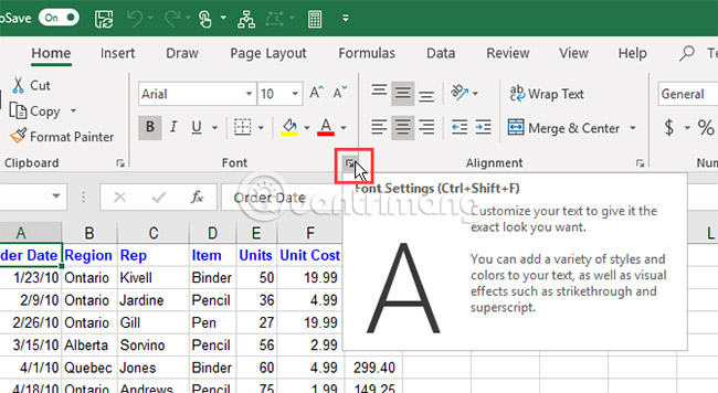 4 mẹo cần thiết để quản lý Ribbon Excel - Ảnh minh hoạ 3