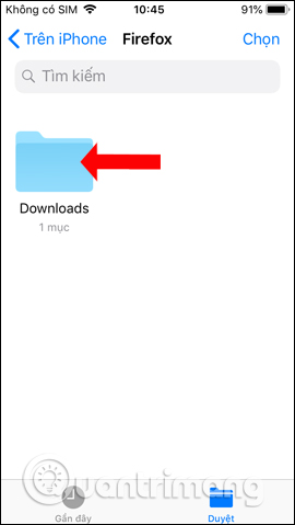 Downloads . folder