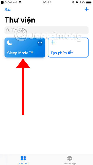Khởi động Sleep Mode