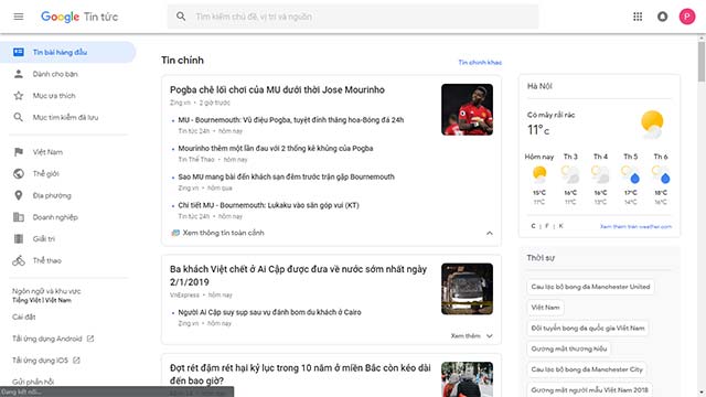Google News - Tra cứu tin tức