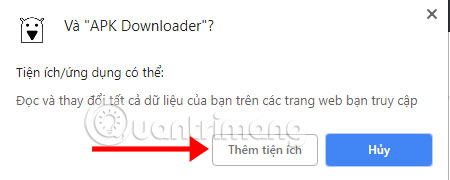 Tải tiện ích APK Downloader