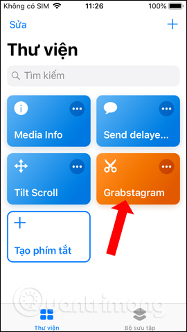 Thư viện phím tắt