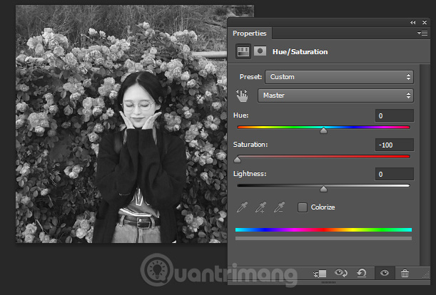 Black and white photos in Photoshop