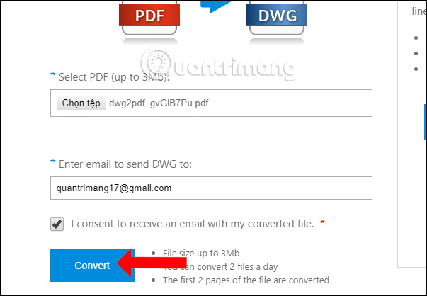Cách chuyển file PDF sang Autocad