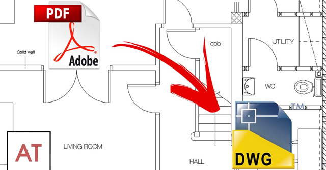 Cách chuyển file PDF sang Autocad