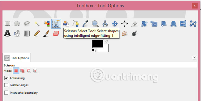 Scissors Selection Tool