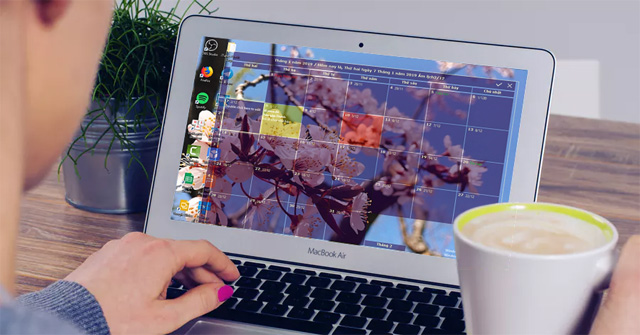Cách viết ghi chú vào lịch Desktop Calendar - Phần mềm lịch trên máy tính