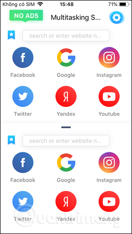Giao diện ứng dụng