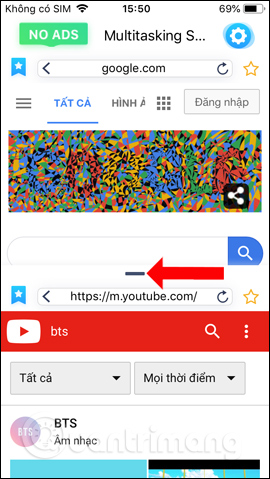 Mở rộng màn hình