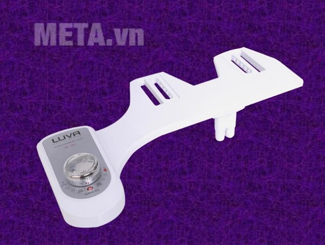 Vòi xịt thông minh Luva Bidet gắn trực tiếp lên bồn cầu.