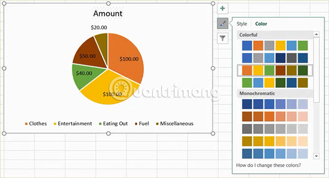 Cách tạo biểu đồ tròn trong Microsoft Excel - Ảnh minh hoạ 13
