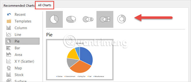 Cách tạo biểu đồ tròn trong Microsoft Excel - Ảnh minh hoạ 4