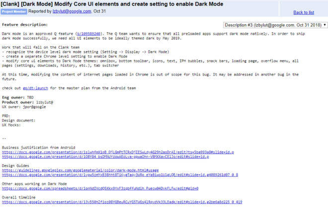 Google cũng mang giao diện tối lên Android Q