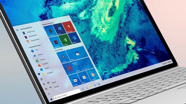 Start Menu mới này cũng sở hữu giao diện sáng màu